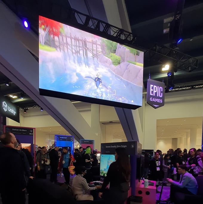 넷마블 오픈월드 수집형 RPG ‘일곱 개의 대죄 오리진’, GDC 2023에서 시연 빌드 첫 공개 현장. 사진/넷마블