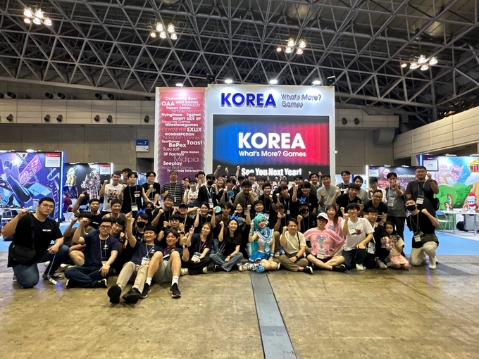 지난 21일부터 24일까지 일본 도쿄에서 열린 ‘도쿄게임쇼 2023’에서 한국공동관 운영을 성황리에 마쳤다. @ 콘진원