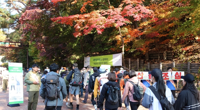‘마데카솔과 함께하는 국립공원 야영객 안전 예방 캠페인’을 진행. @동국제약