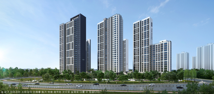 포스코이앤씨 전주 에코시티 더샵 4차’ 조감도.