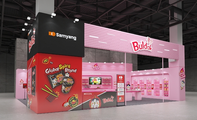 세계 최대 식품 박람회 ‘아누가(ANUGA) 2025’ 삼양식품 부스 / 사진=삼양식품 제공
