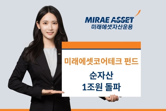 “공모 액티브 펀드 침체 속 ‘공룡 펀드’ 등극”…미래에셋, ‘미래에셋코어테크 펀드’ 순자산 1조원 돌파