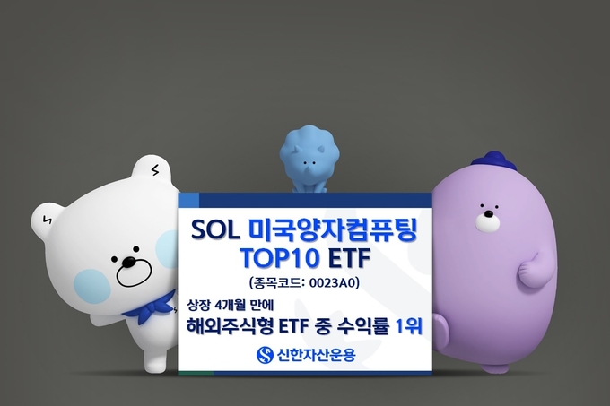 'SOL 미국양자컴퓨팅TOP10' 상장 4개월 만에 해외주식형 ETF 중 수익률 1위