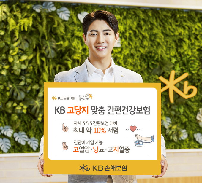 KB손해보험, 신상품 'KB고당지 맞춤 간편건강보험' 출시