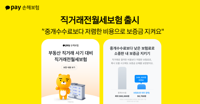 카카오페이손해보험, '직거래전월세보험' 출시…전세사기 사각지대 해소